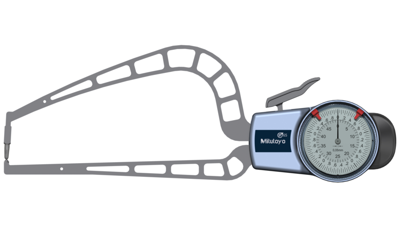 Mitutoyo Tapintókaros mérőóra Ø3 mm keményfém gömb tapintóval, külső méréshez, IP65, 0-50 mm, 0.05 mm (209-912) termék fő termékképe