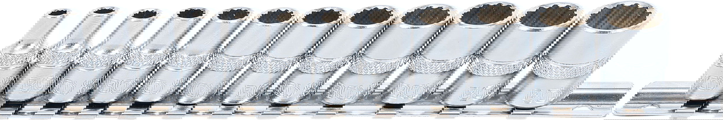 BGS Technic 9-2755 1/4"-os 12-lapú dugókulcs készlet, colos, 12 részes termék fő termékképe