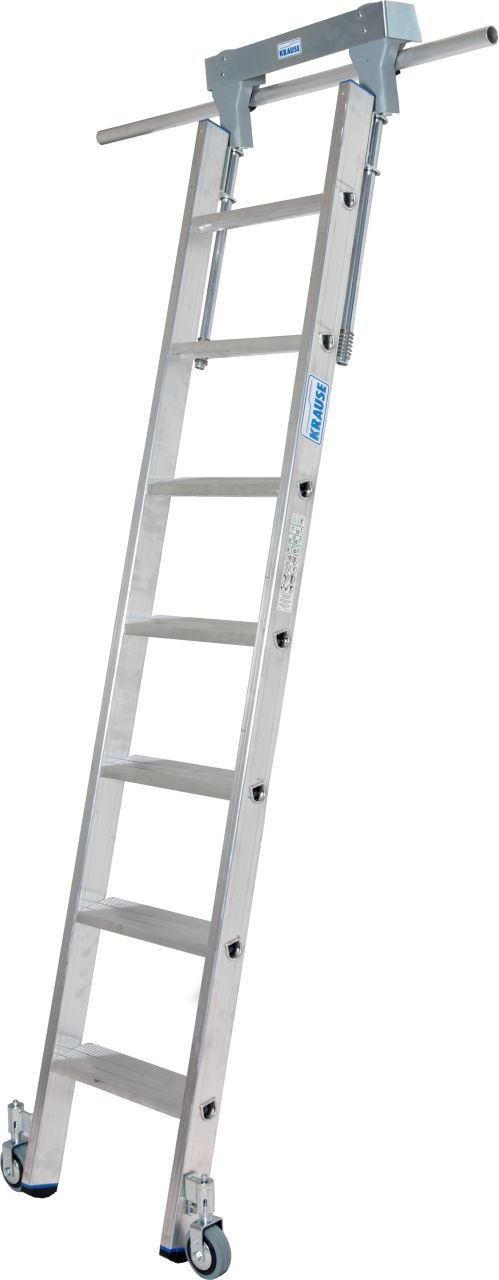 Krause STABILO Professional lépcsőfokos polclétra cső sínrendszerhez, 7 fokos termék fő termékképe