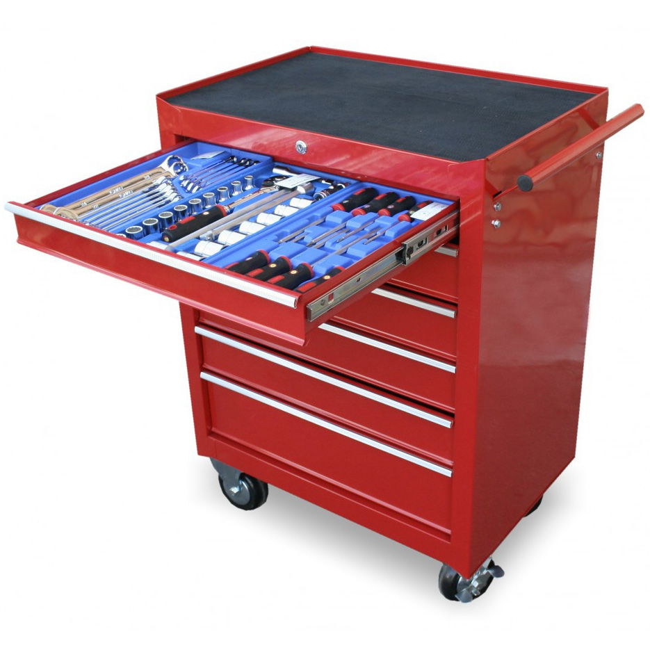 Genius Tools PT-FSZ1 szerszámos szekrény, 6 fiókos, felszerelt, 47 db-os termék fő termékképe